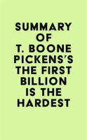 Summary_of_T__Boone_Pickens_s_The_First_Billion_Is_the_Hardest